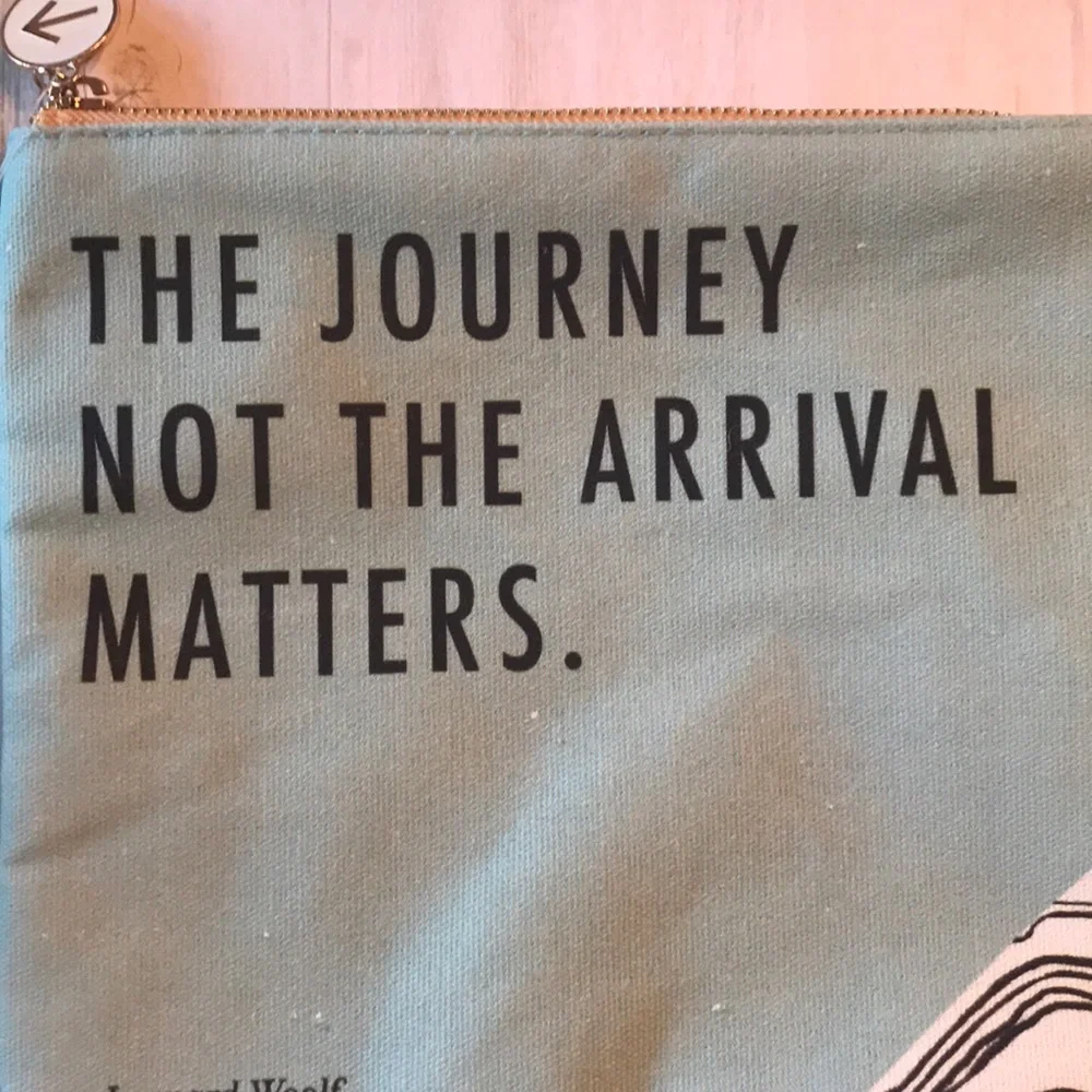 Compendium Pouch- The Journey not the Arrival Matters